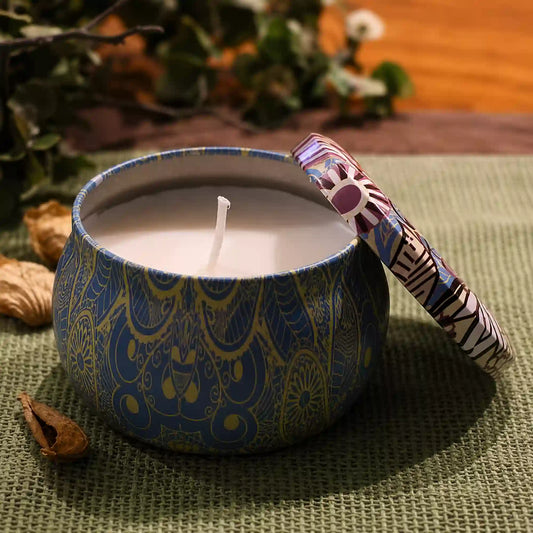 Blue Bells Scented Candle Pot