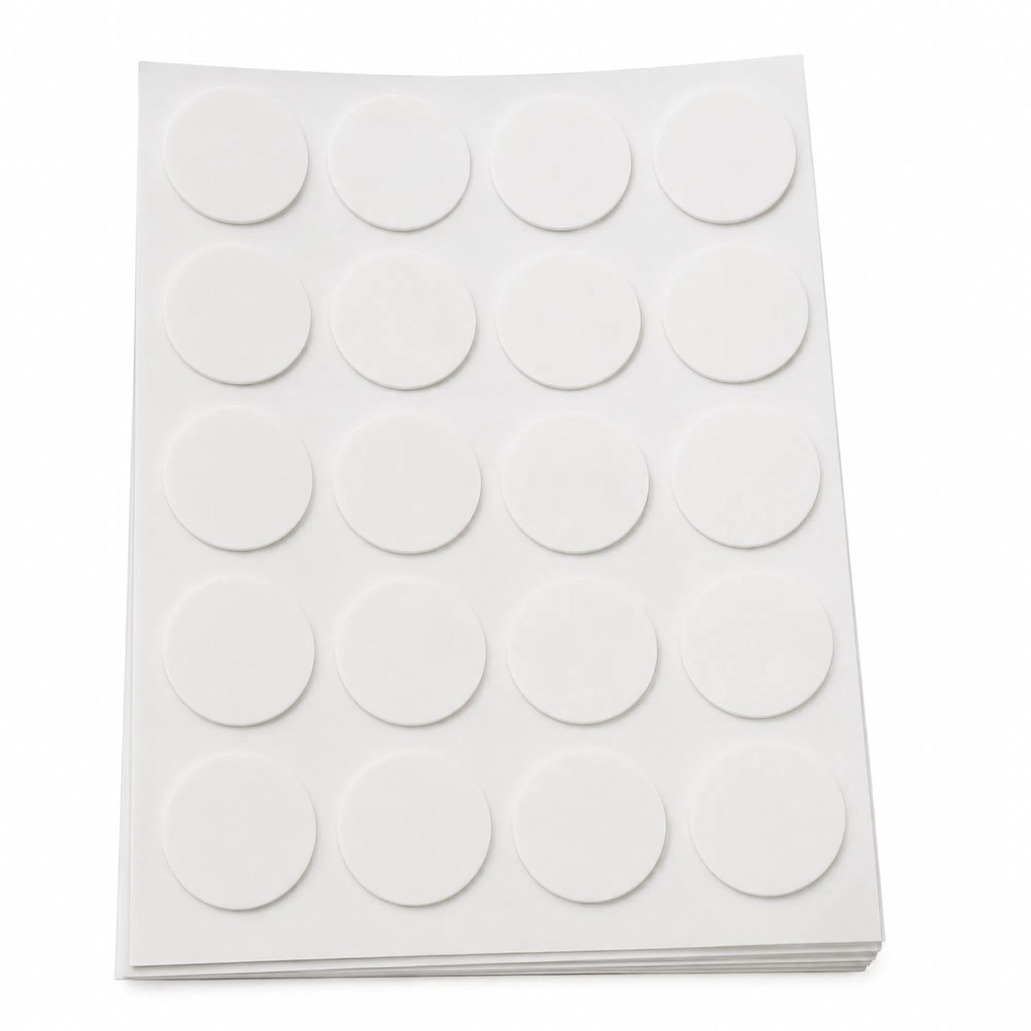 White candle wick sticker sheet