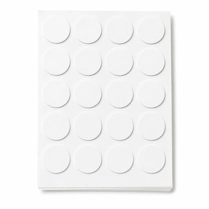 Candle wick stickers adhesive dots sheet