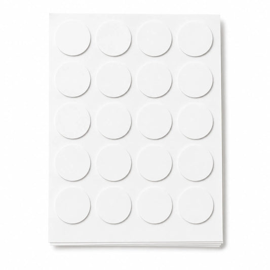 Candle wick stickers adhesive dots sheet