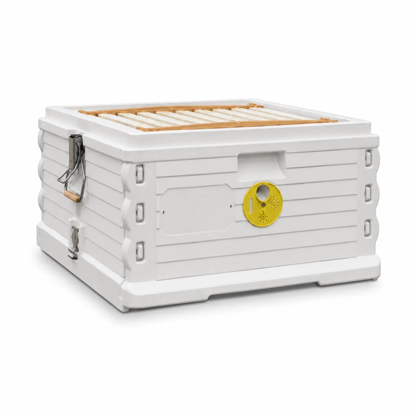 Apimaye 10-Frame Full Depth Beehive Box side view