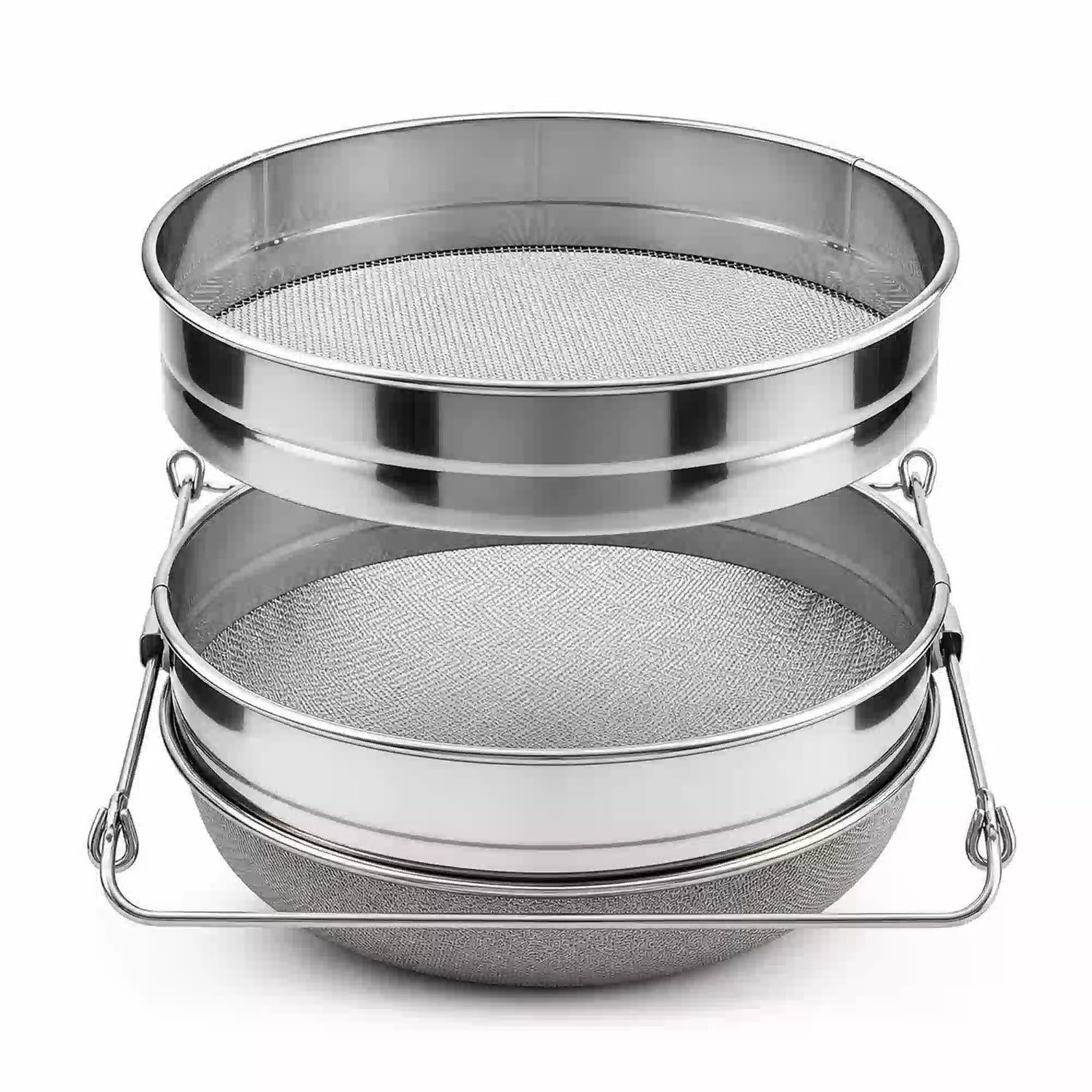 Double Layer Stainless Steel Honey Filter for beekeeping honey extraction