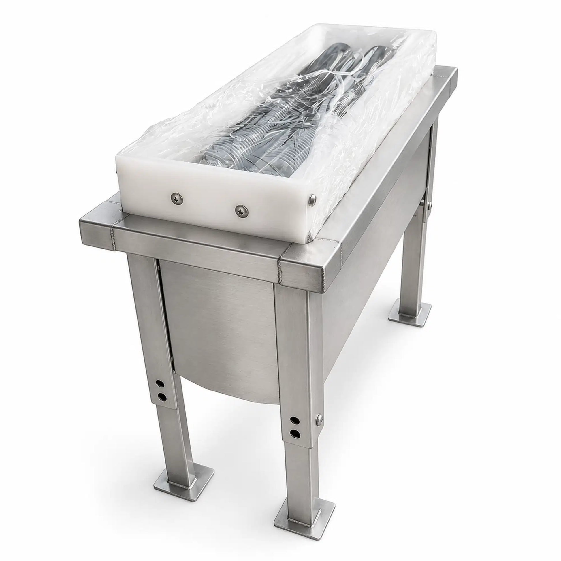 Stainless steel double roller slitter uncapping stand