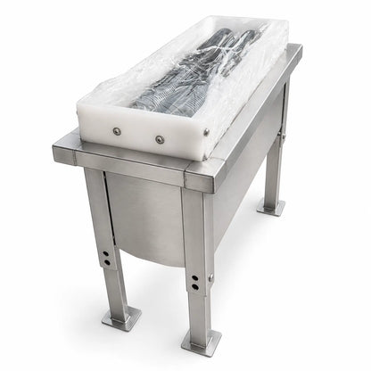 Stainless steel double roller slitter uncapping stand