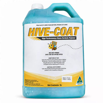 Hive-Coat high performance nano-particle polymer 5L beehive coating container