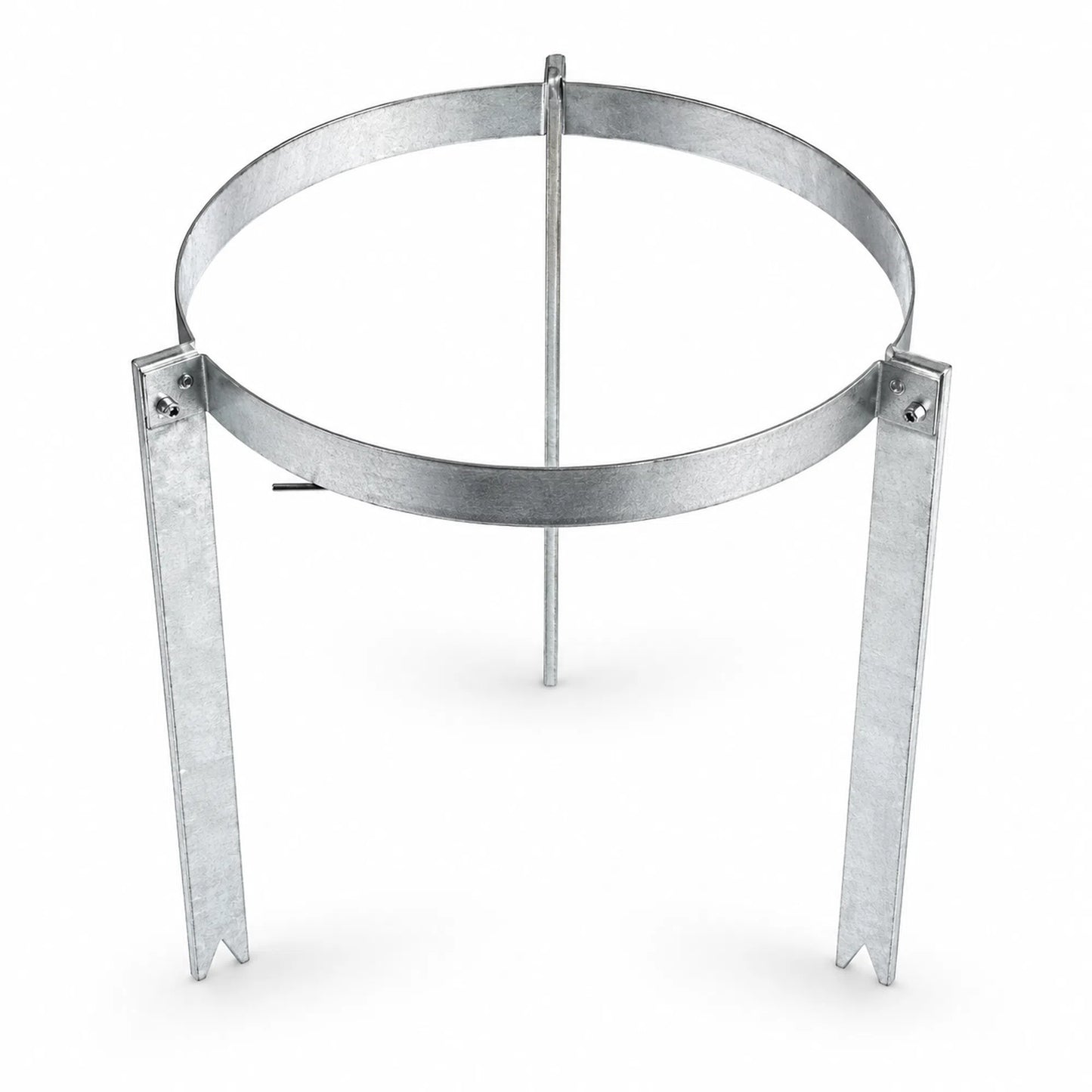 Adjustable honey filter stand with stainless steel ring and support legs