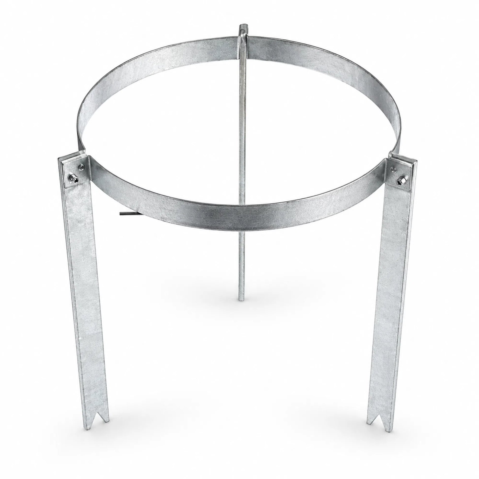 Adjustable honey filter stand with stainless steel ring and support legs
