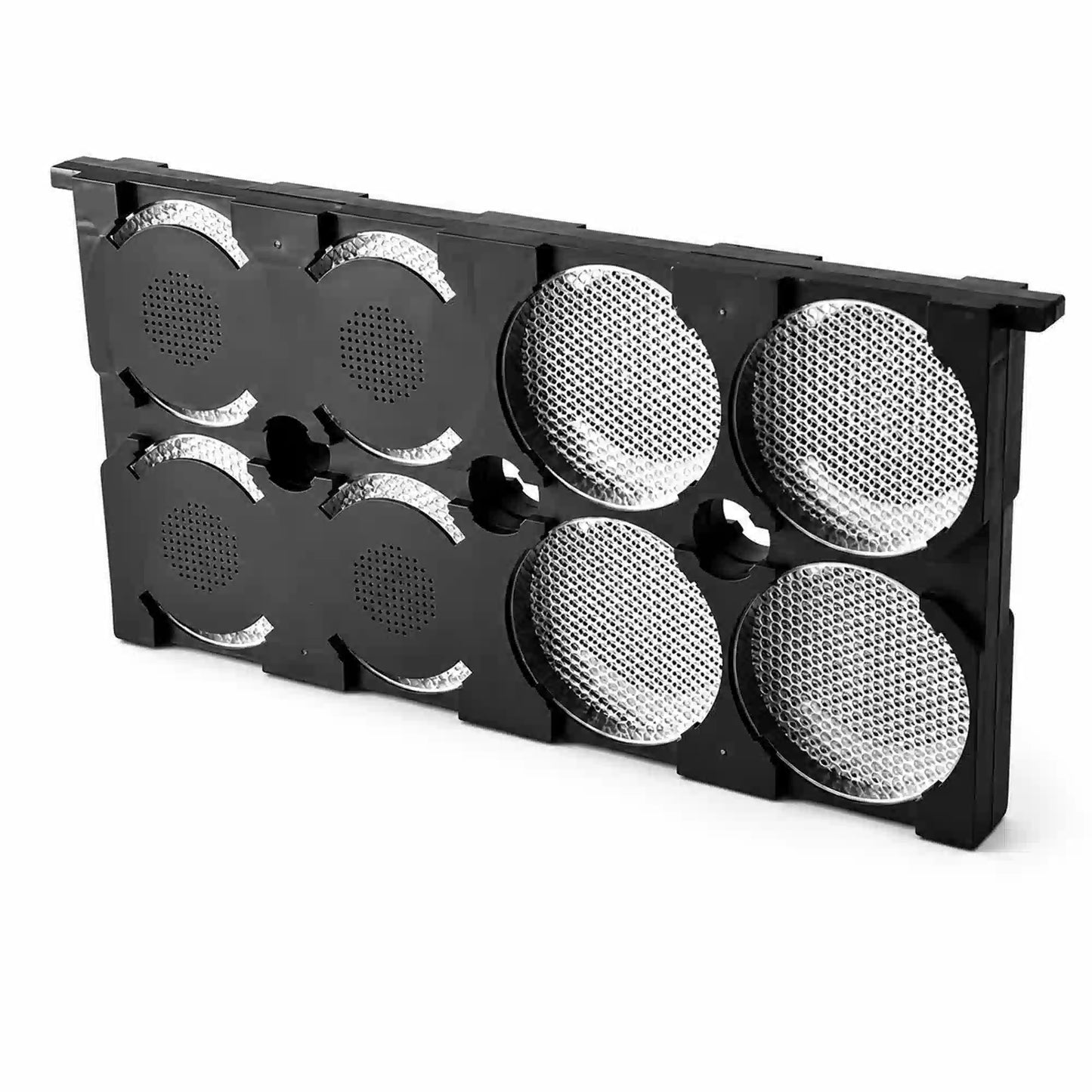 Honeycomb Frames with 8 Round Honeycomb Boxes side angle view