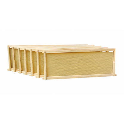 Ideal (Half Depth) Assembled New Zealand Pine & Wax Embedded Frames - Beekeeping Gear