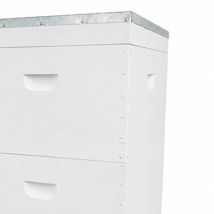 Painted Beehive Body Box Close Up