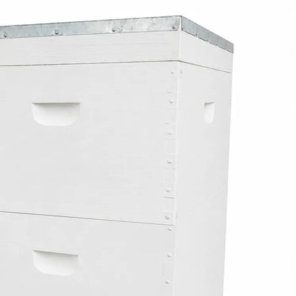 Painted Beehive Body Box Close Up