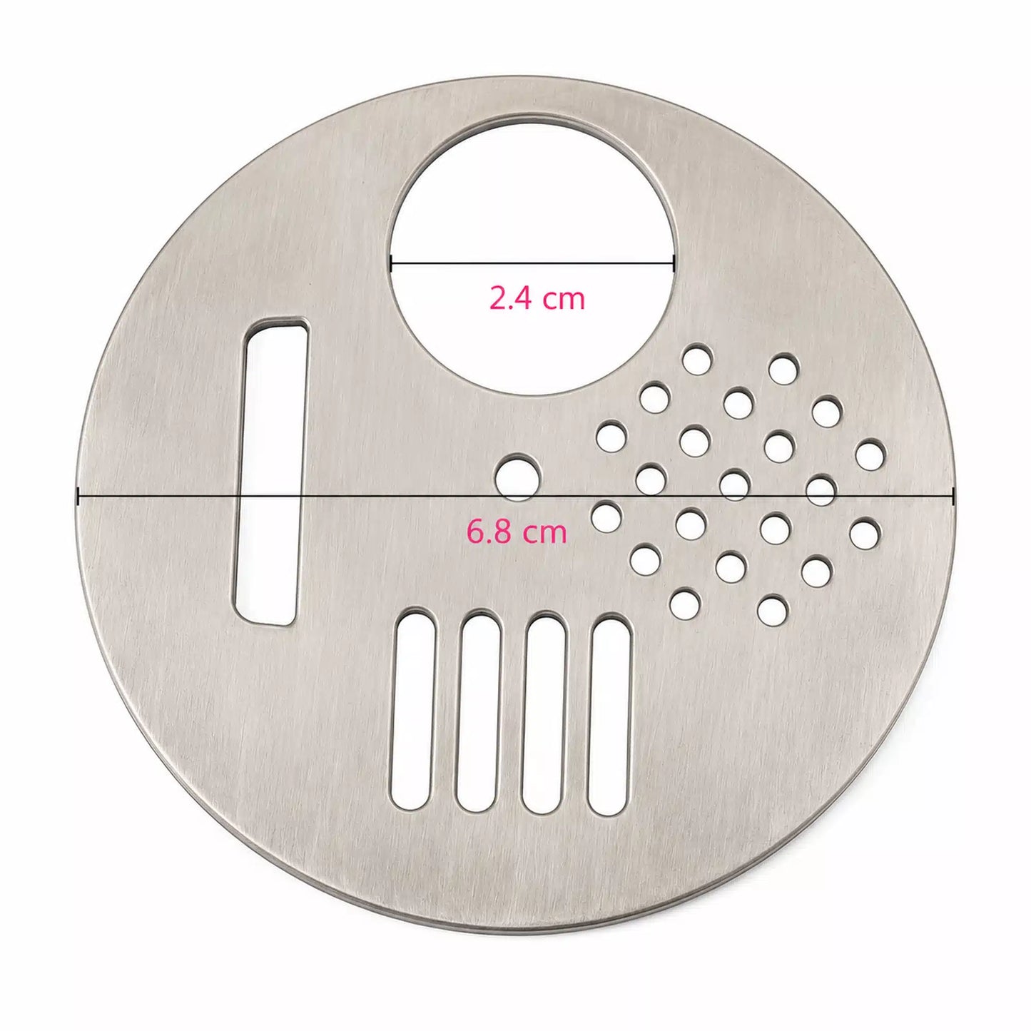 STAINLESS STEEL ROTATING ENTRANCE DISC GATE LARGE 6.8 CM