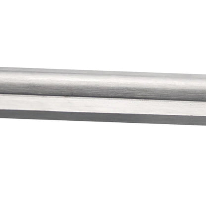Close-up of stainless steel handle section on Long J Hive Tool