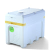 Front view of the NUCS Double with innovative design and top feeder.