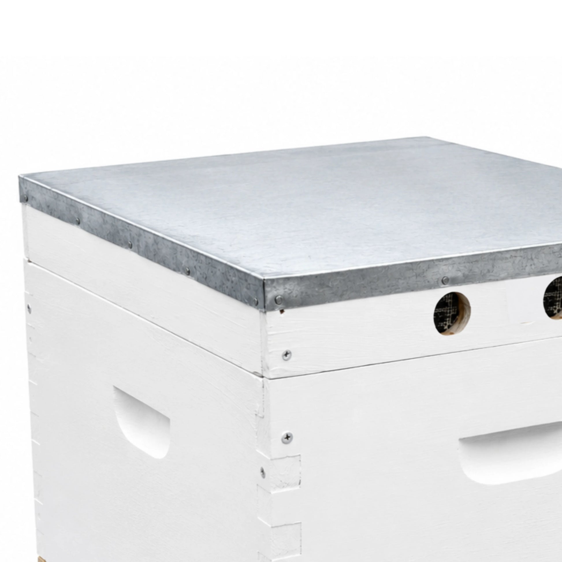 Painted Hive Mesh Bottom Board and Wooden Base