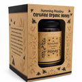 Organic Bloodwood Honey 1/2 kg jar box side view
