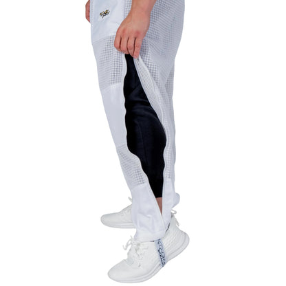 Close up of the side leg zip pocket