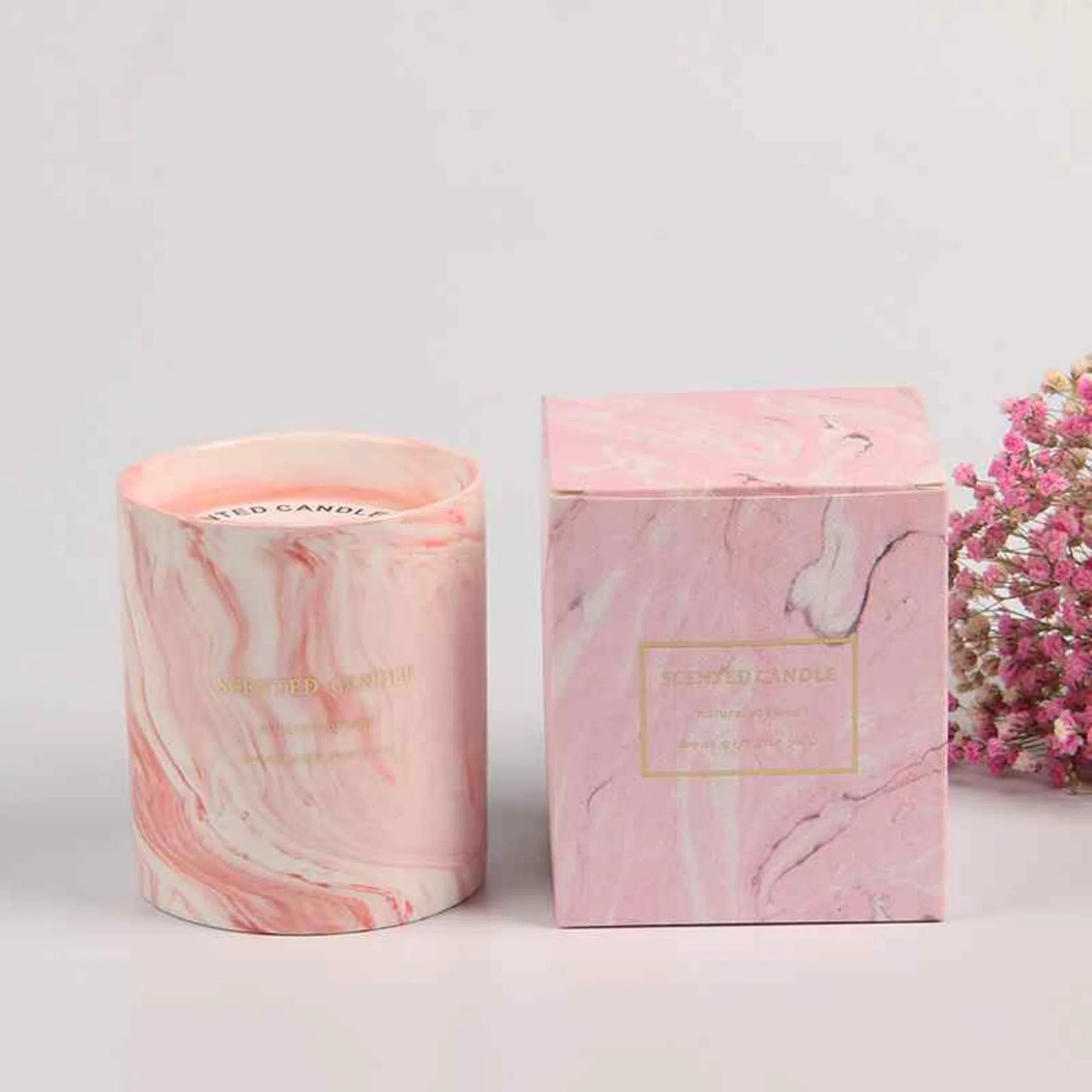Pink Ceramic Candle Box packing