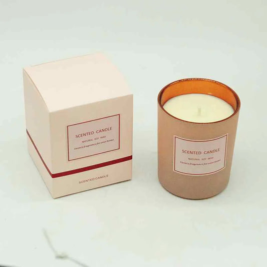 Pink Soy Wax Scented Candle