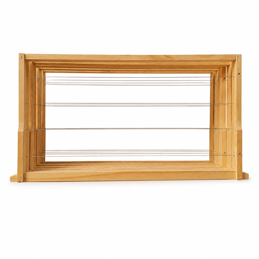 Premium New Zealand Pine Assembled & Wired Beehive Frames- Full Depth