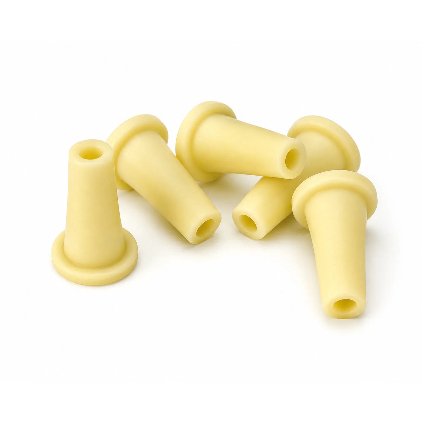 Yellow silicone insulation plugs set for polyfoam beehive protection