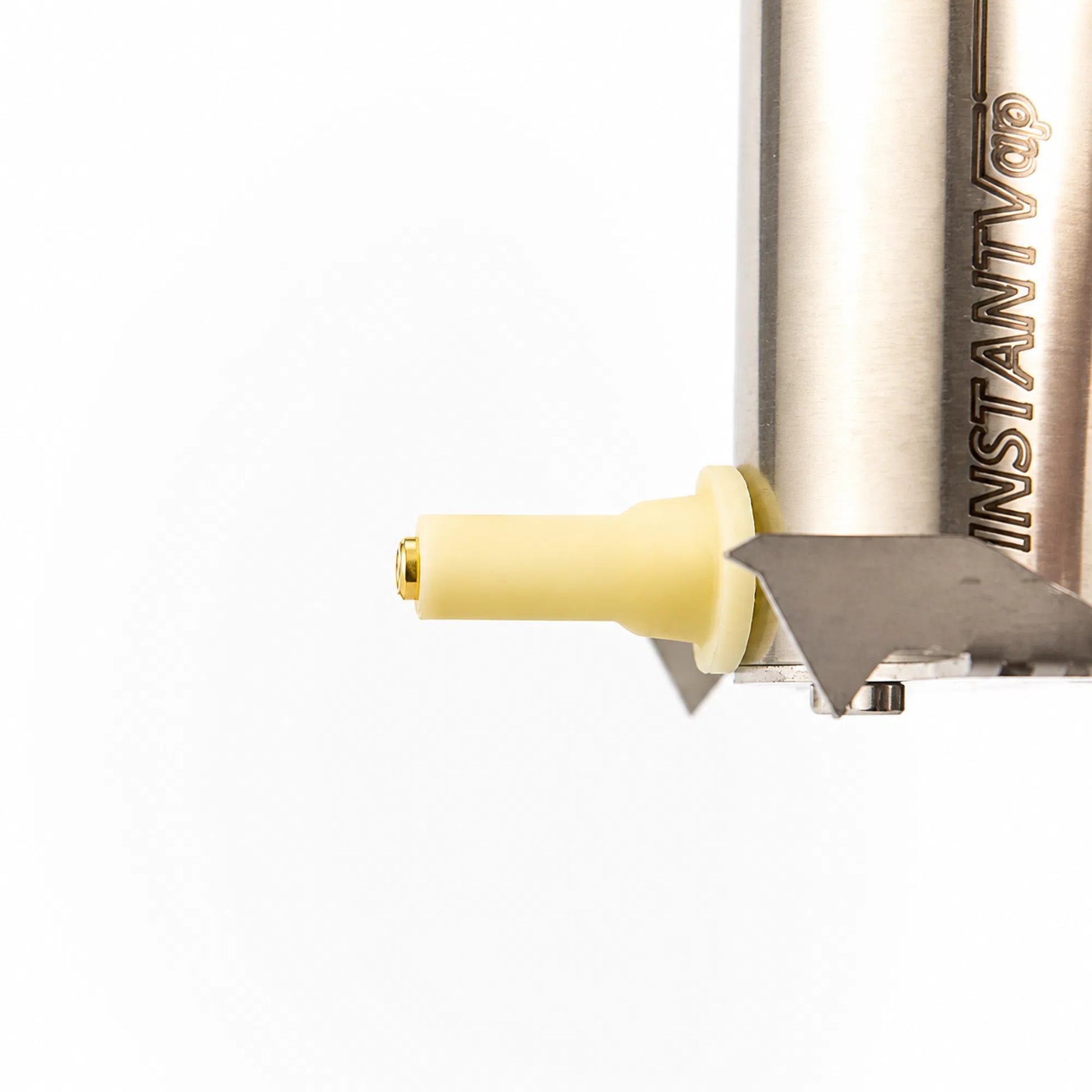 Yellow silicone insulation plug installed in polyfoam hive equipment
