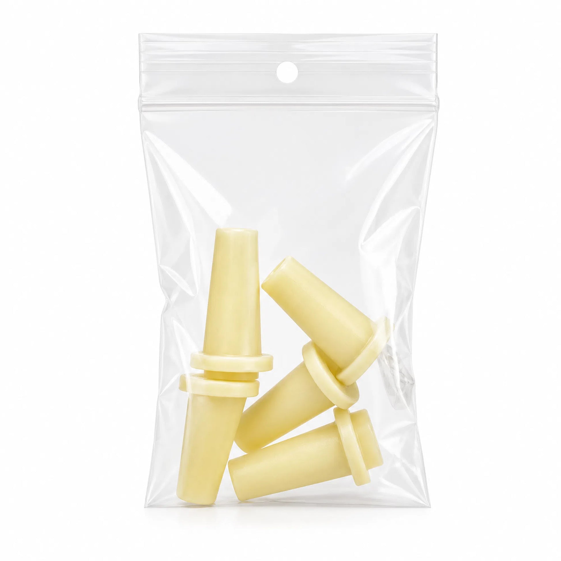 Silicone insulation plugs packed in clear bag for beekeeping use