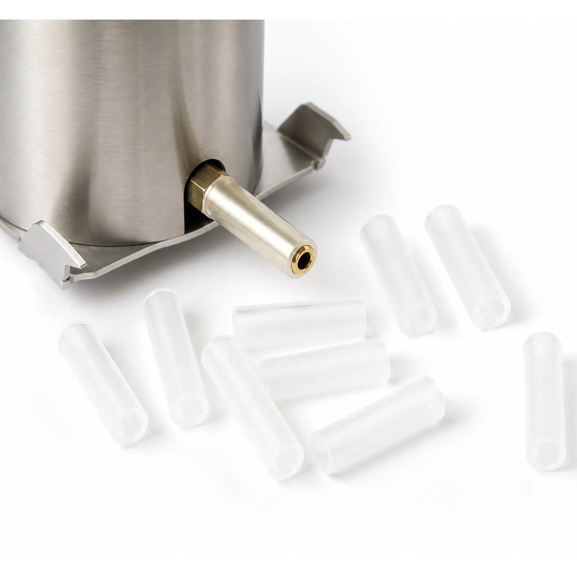 Silicone insulation pipes with polyfoam hive corner application