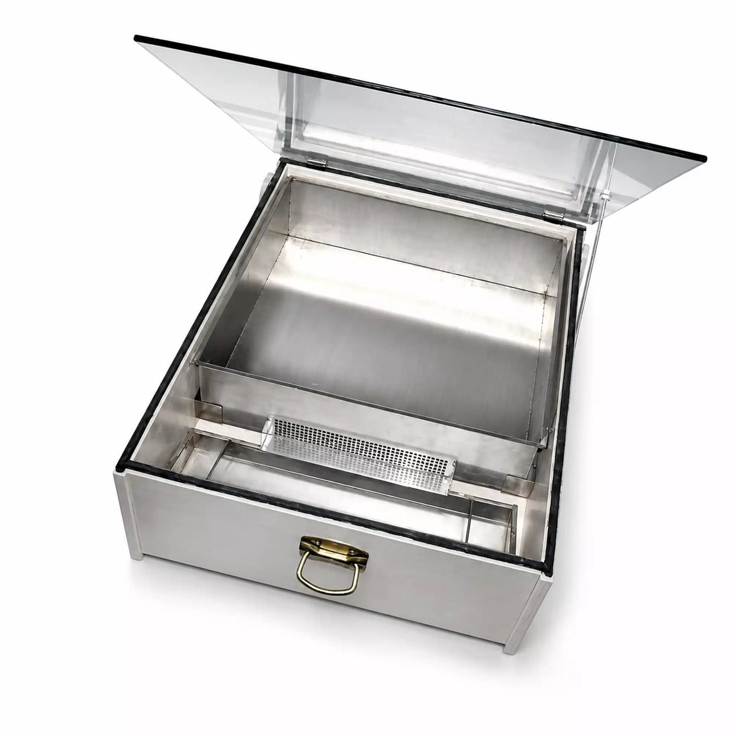 Solar wax melter open design for beeswax melting