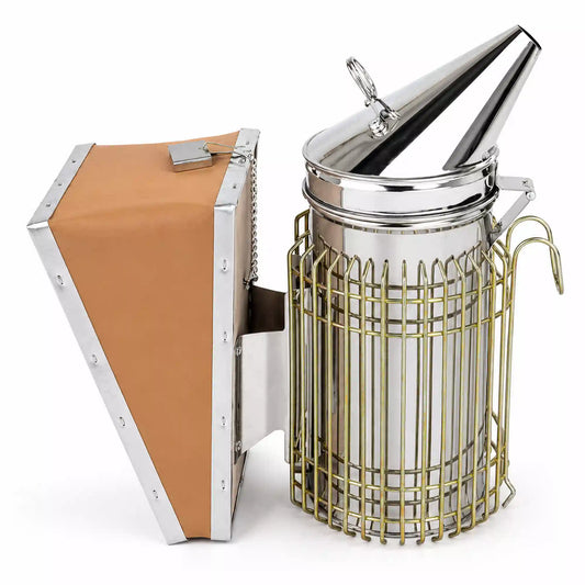 Stainless Steel Beekeeper’s Smoker with Hook