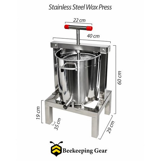 Stainless Steel Wax Press 10 Liter