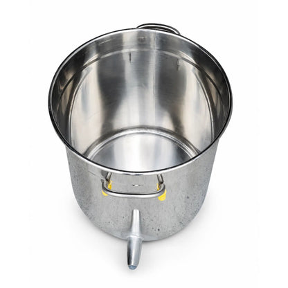Stainless steel wax collection bucket for 30 liter wax press