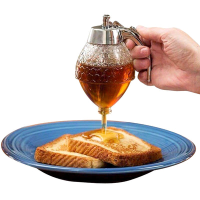 Honey Syrup Pourer - Easy Dispensing Pot for Kitchen