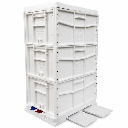 AUSTRALIAN MADE BEEHIVE WITH MESH BOTTOM BOARD side view