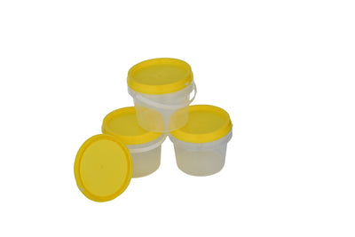 3Kg Clear Honey Bucket - Save When Buying In Bulk - Beekeeping Gear