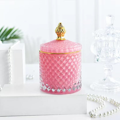Luxury Pink Candle Jar
