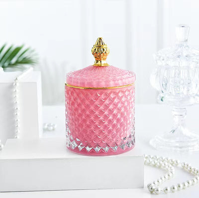 Luxury Pink Candle Jar