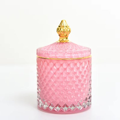 Luxury Pink Candle Jar