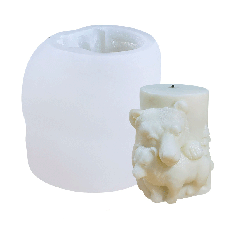 Animal Shape Silicone Candle Mould - Height 108 mm