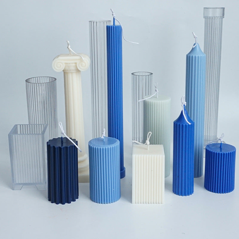 Multiple Shape Set of 9 Silicone Candle Mould
