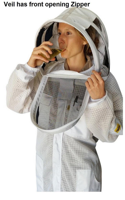 Beekeeping Starter Kit 4 With OZ ARMOUR Three Layer Mesh Beekeeping Suit