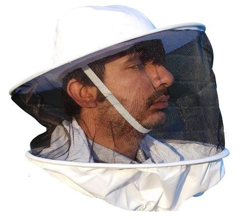 Mesh Ventilated Beekeeping Jacket With Round Hat Veil