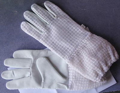 OZ ARMOUR 3 Layer Mesh Ventilated Cow Hide Gloves,Beekeeping,beekeeping gear,oz armour