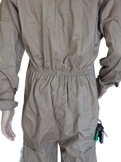 OZ ARMOUR Khaki Poly Cotton Beekeeping Suit With Round Hat