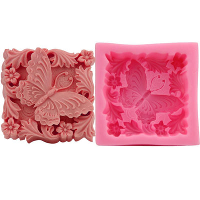 Silicone Candle/Bath Bomb Mould Butterfly