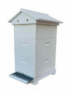 Three Level Gabled Telescopic Beehive Assembled & Painted with Mesh Bottom Board