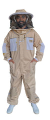 OZ ARMOUR Coloured  Ventilated Beekeeping Suit With Two Veils Round Hat & Fencing