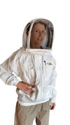 OZ ARMOUR Poly Cotton Beekeeping Jacket With Fencing Veil,Beekeeping,beekeeping gear,oz armour