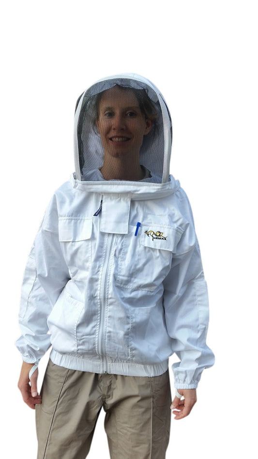  Poly Cotton Beekeeping Jacket With Fencing Vell
