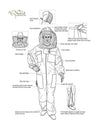 OZ ARMOUR 3 Layer Mesh Ventilated Beekeeping Suit With Fencing Veil,Beekeeping,beekeeping gear,oz armour